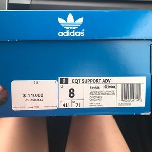 Adidas EQT support tennis shoes